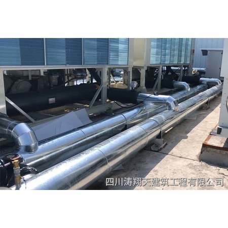 重慶江津空調管道鐵皮保溫施工