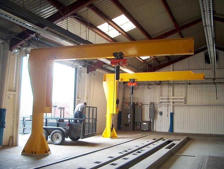 Jib crane reducer failure