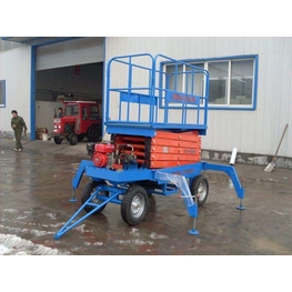 Four wheels mobile lifting platform