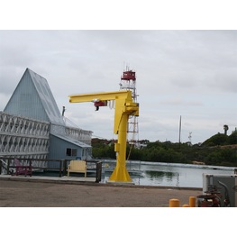 Fixed column rotary arm jib crane