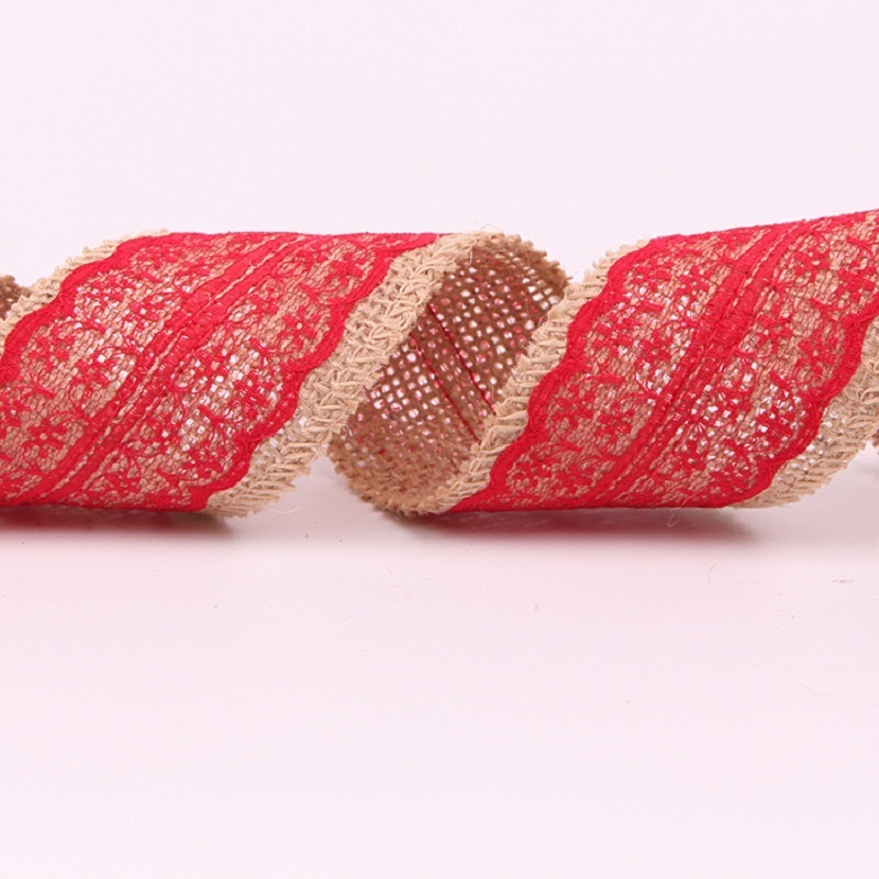 wired burlap ribbon