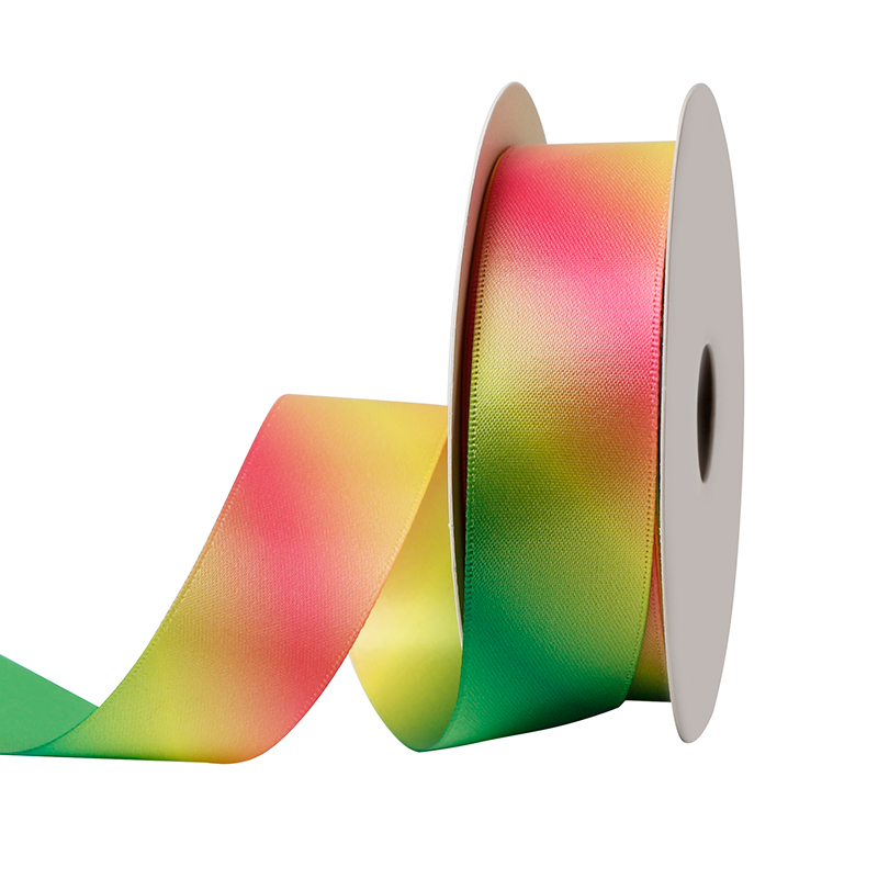 rainbow ribbon printed