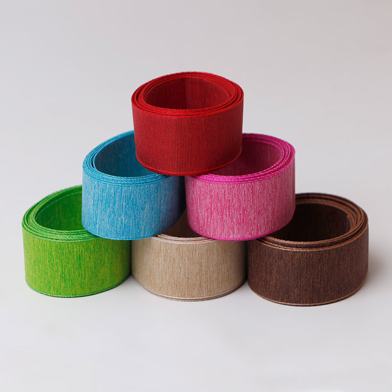 25mm solid burlap ribbon for Christmas tree