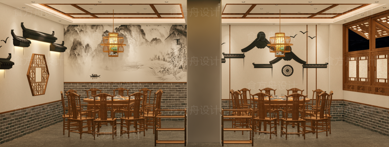 中式风格火锅店（老街火锅）