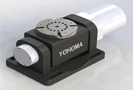 yohoma数控转台YHM-160 直径13钻头 铝件啄钻