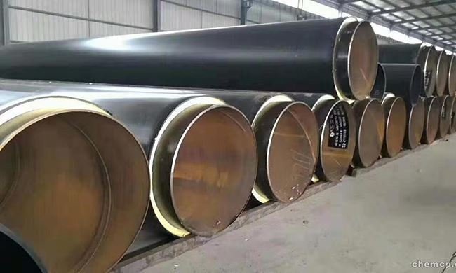 集中供热用黑夹克发泡保温钢管 集中供热用黑夹克发泡保温钢管
