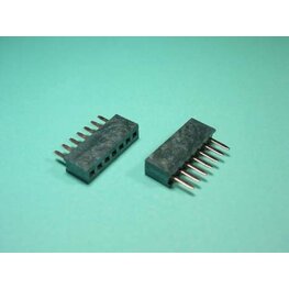 1.27mm Pitch Female Header Connector Single Row H3.4mm Straight 