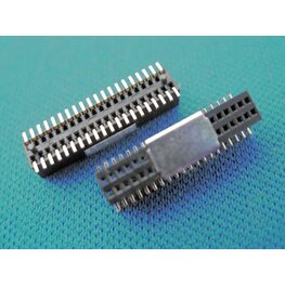 0.8x1.2mm Pitch Female Header Connector Dual Rows H3.1mm SMT Type