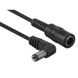 5.5x2.1x14 Male RA to Female DC Cable