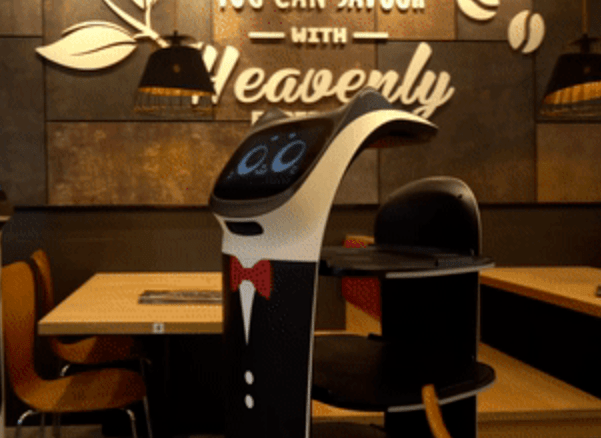 餐厅送餐机器人