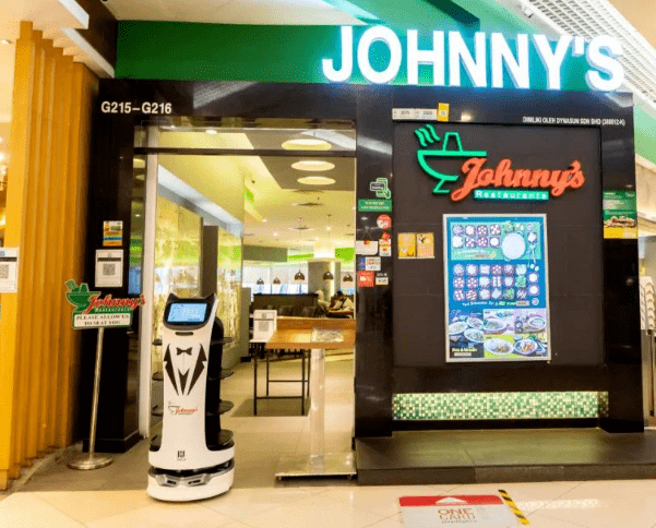 馬來西亞火鍋店送餐機器人