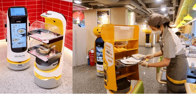 智慧餐廳送餐機器人