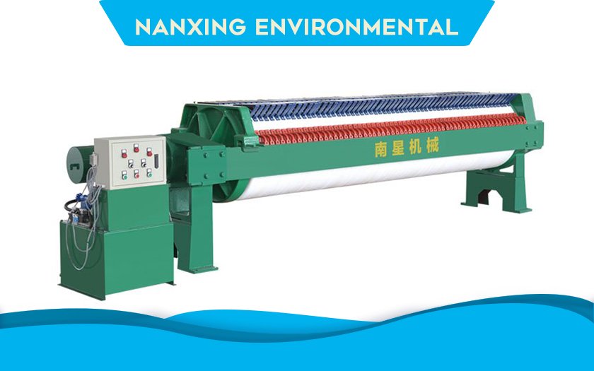 Nanxing high pressure circular filter press is under factory test