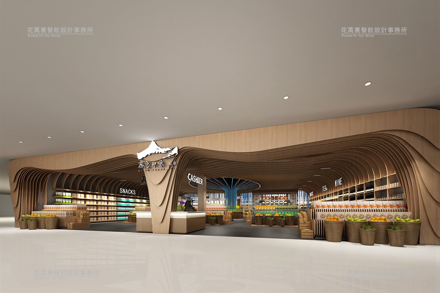 新汶服务区超市空间设计案例赏析