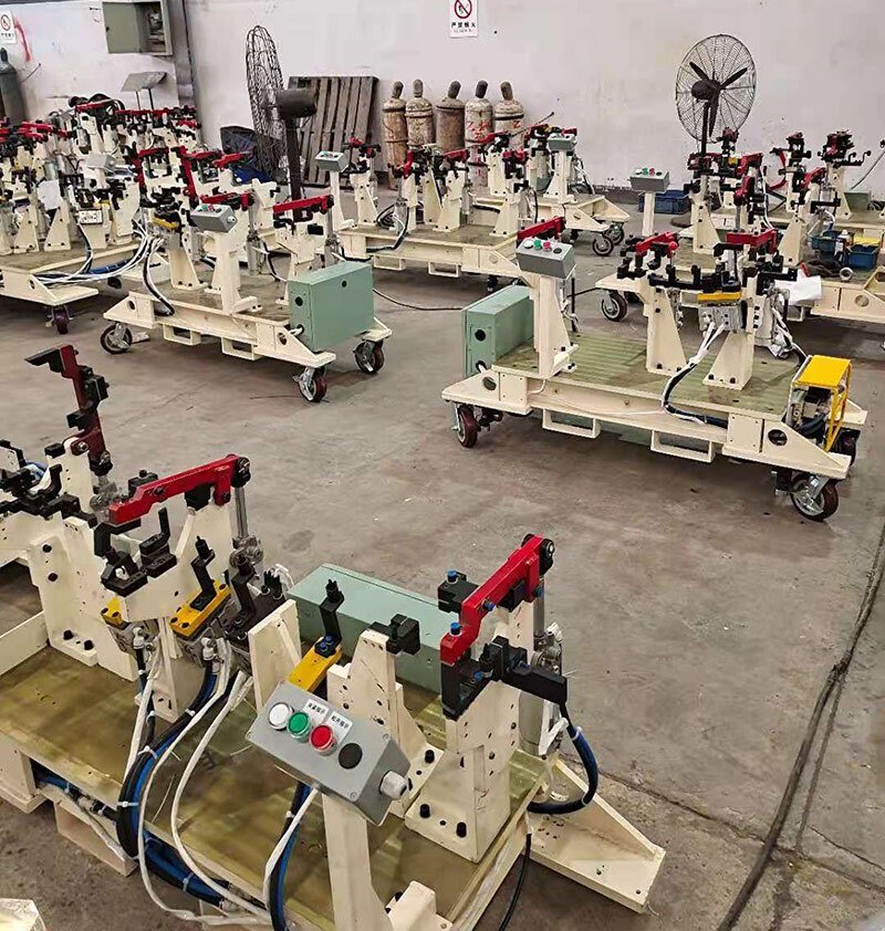 重慶工貿有限公司（長城P01 A柱上段加強板總成）機器人點焊夾具