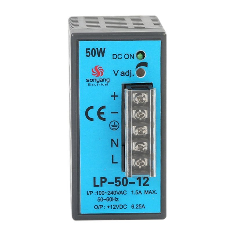 LP-50W12v24v工業級智能導軌式便捷安裝開關電源自動化電氣電源