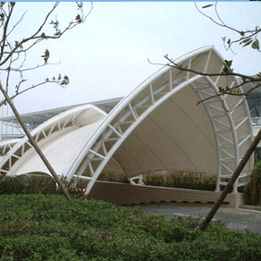 天津体育馆停车场出入口膜结构
