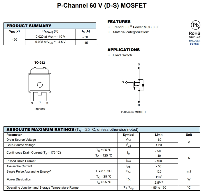 STD35P6LLF6参数