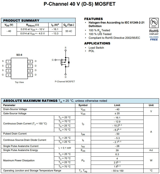 FDS4141-NL参数
