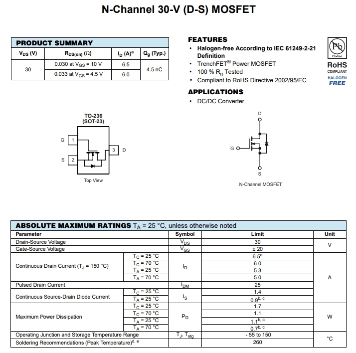 AO3400参数