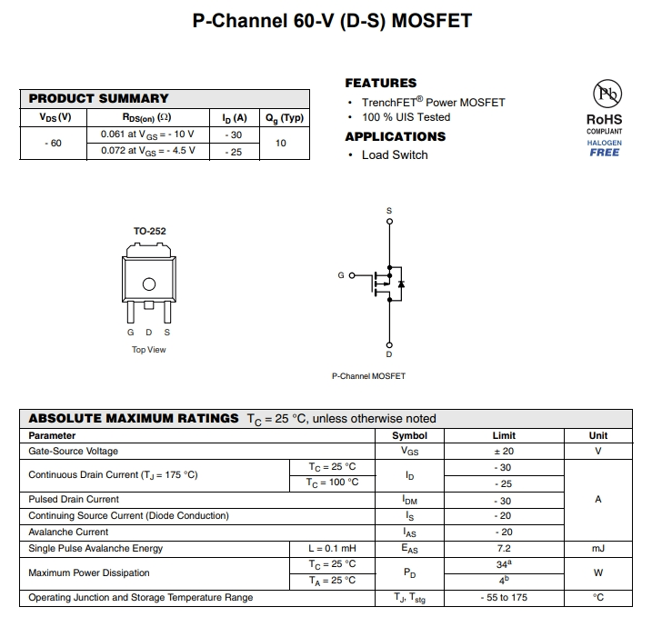 FQD11P06TM参数