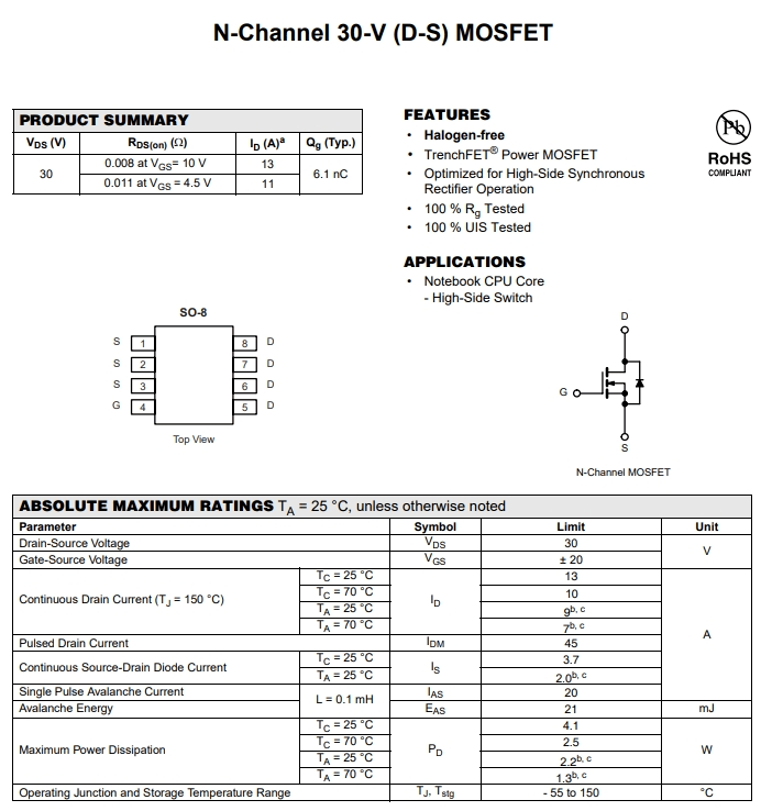 AO4406A参数