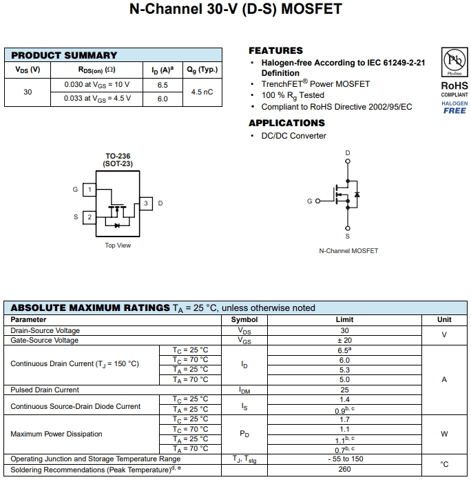 AO3416参数