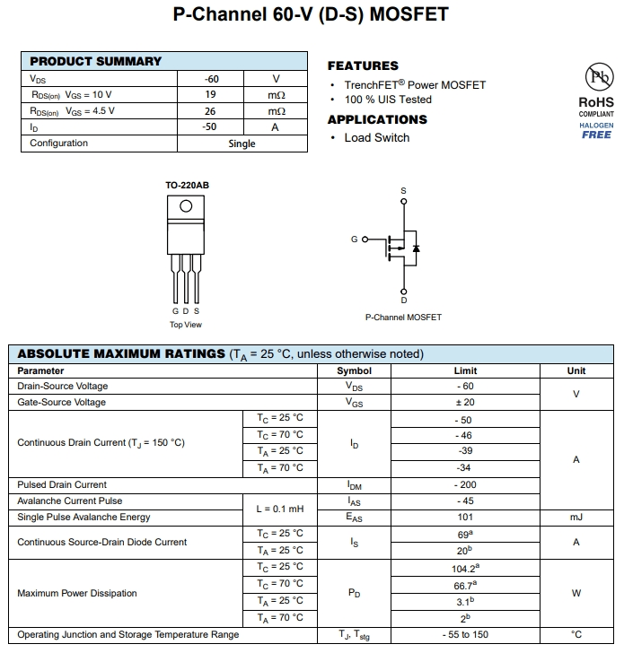 IRF4905PBF