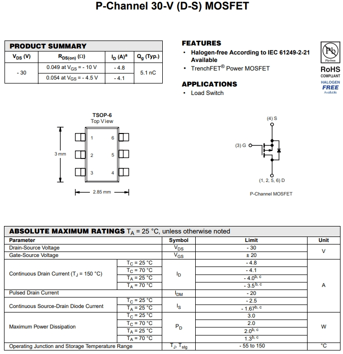 FDC658AP参数
