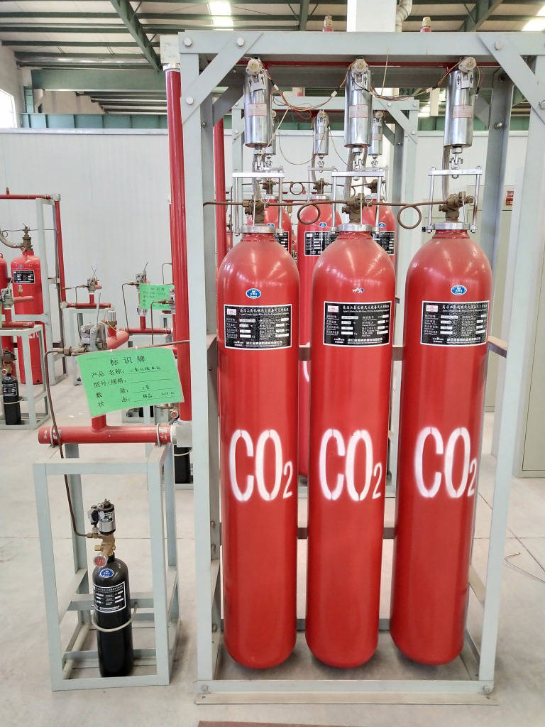 高压二氧化碳灭火设备器材实拍解决方案