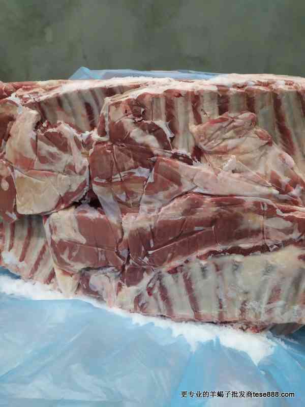 新西兰104带骨羔羊腹肋肉羊排图