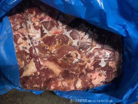 冷冻去骨牛碎肉80比例图片展示