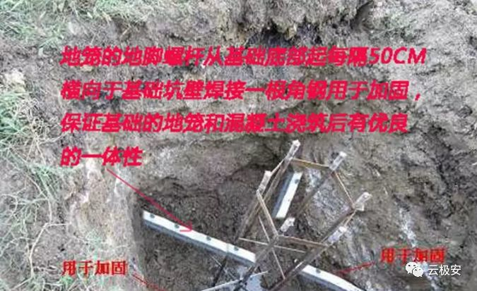 室外电棍立杆基础施工安装指导 室外电棍立杆基础施工安装指导