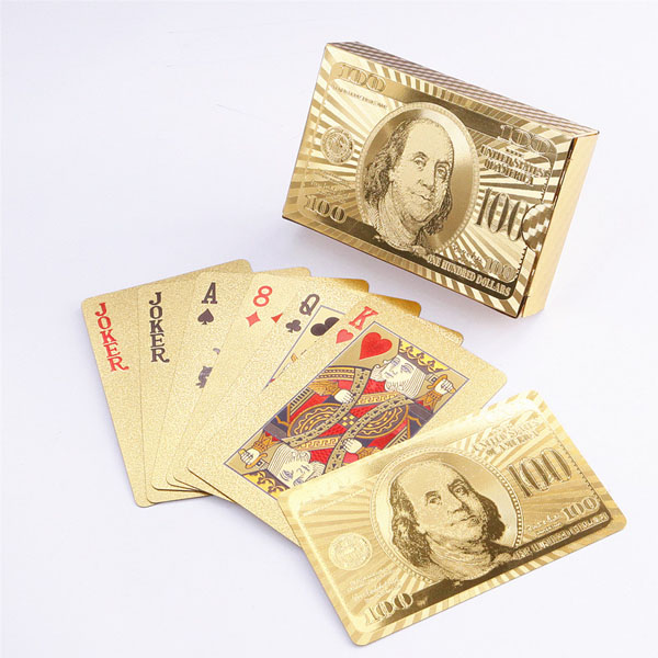Cards printing service for Waterproof plastic golden playing pokemon cards