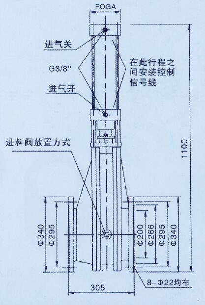 DH双闸气锁耐磨陶瓷出料阀D型