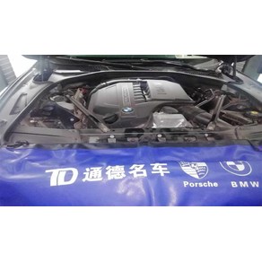 2010款宝马535冷却液故障灯报警维修案例