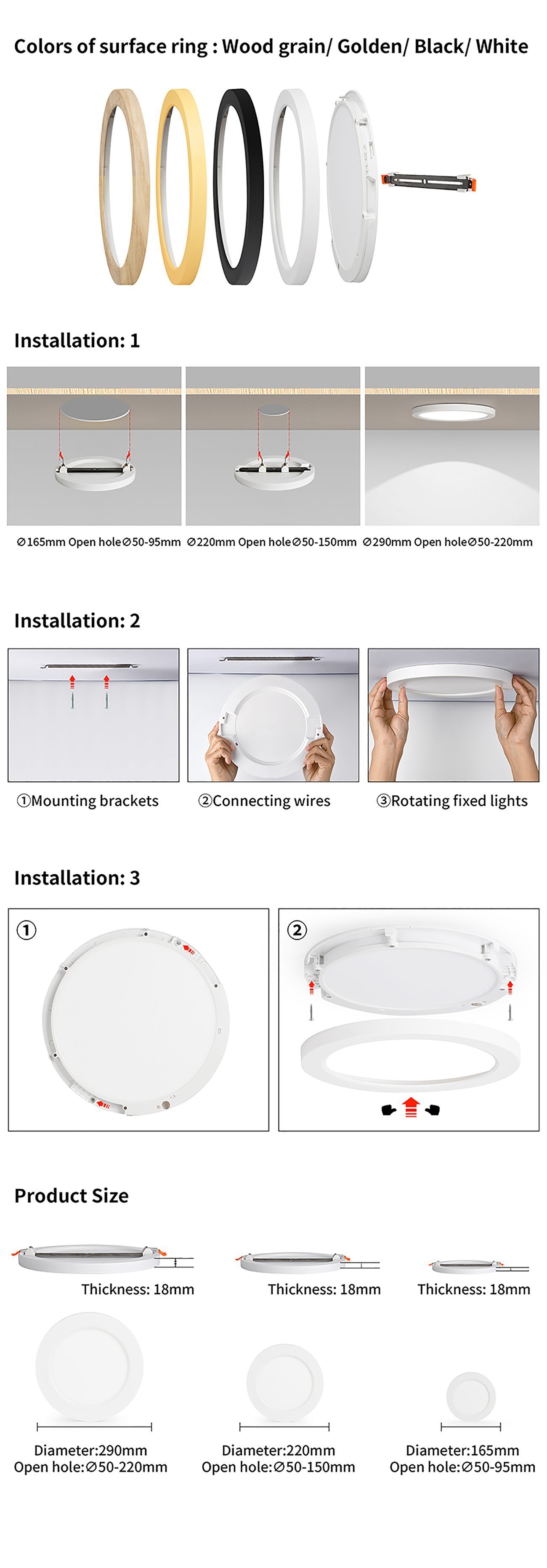 Multi Led panel light-3in1 Multi Led panel light-3in1