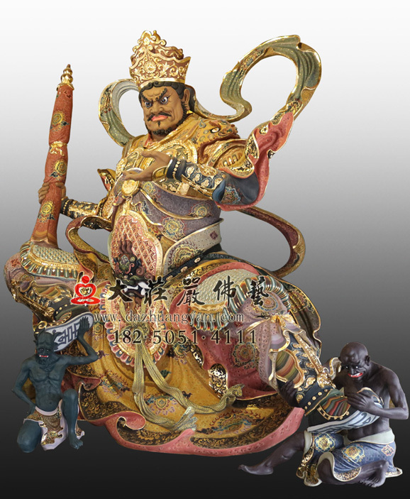 多闻天王雕塑