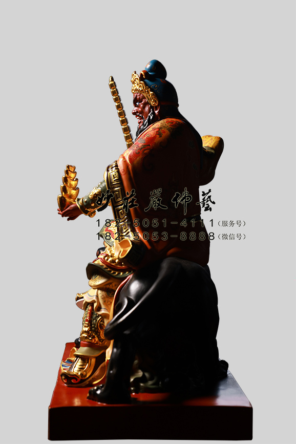 赵公明侧面照