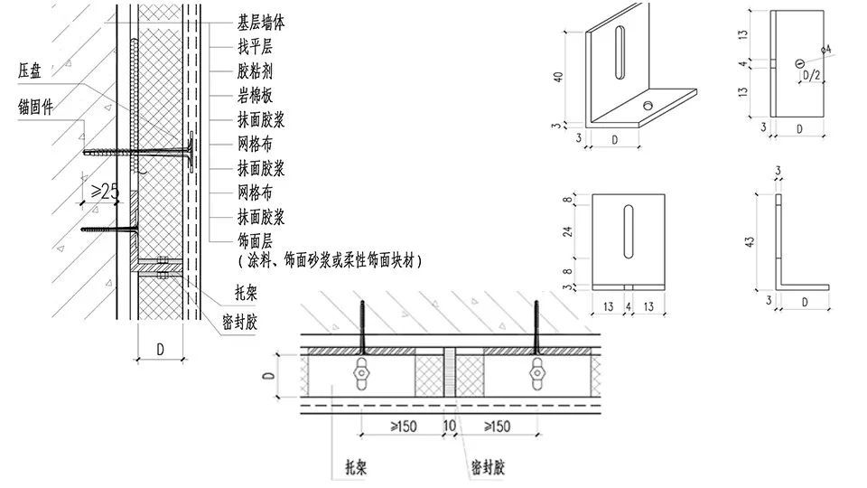 外墙保温托架规范图集图片