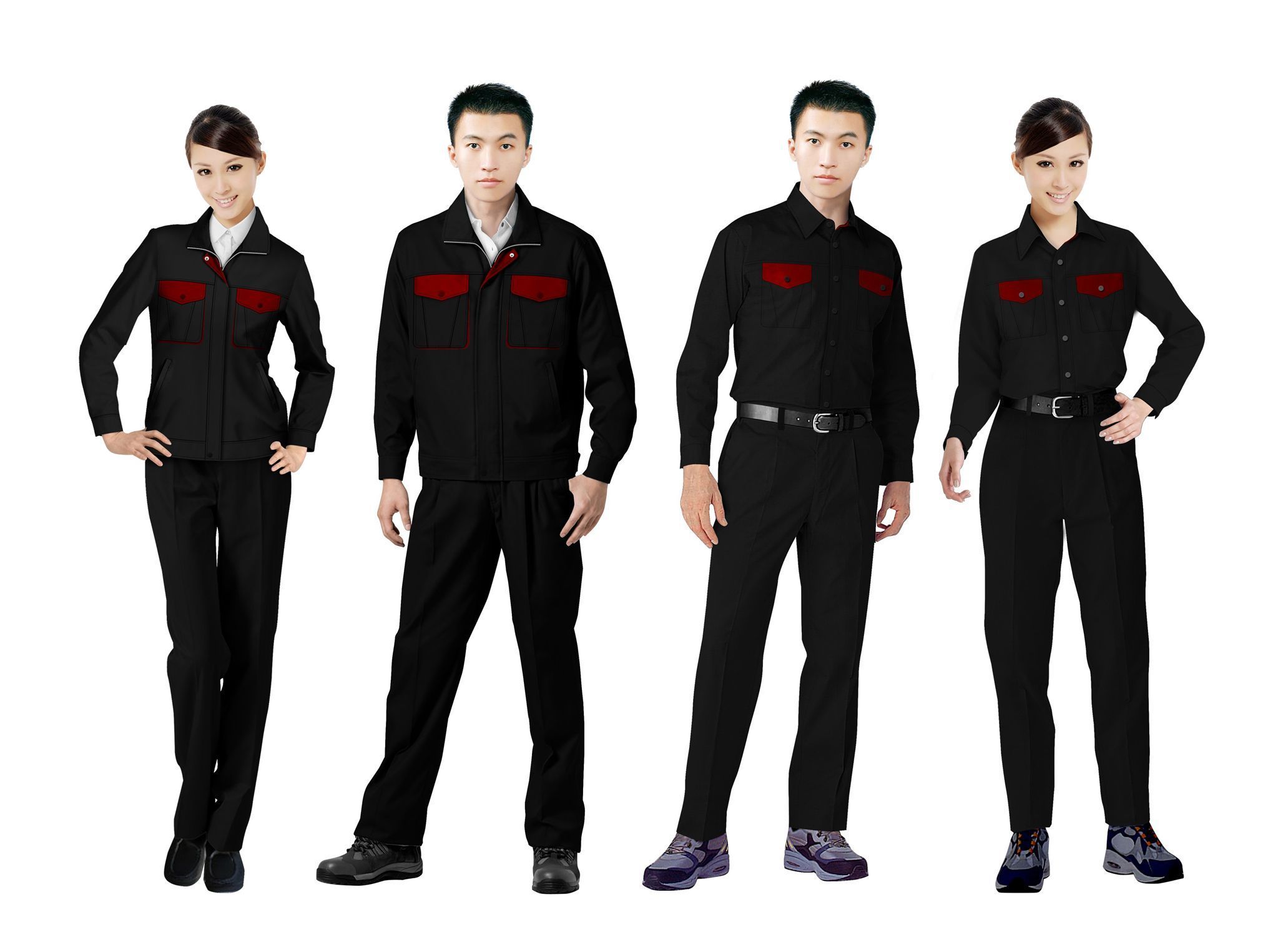 工作服设计图系列方案06 工作服设计图系列方案06