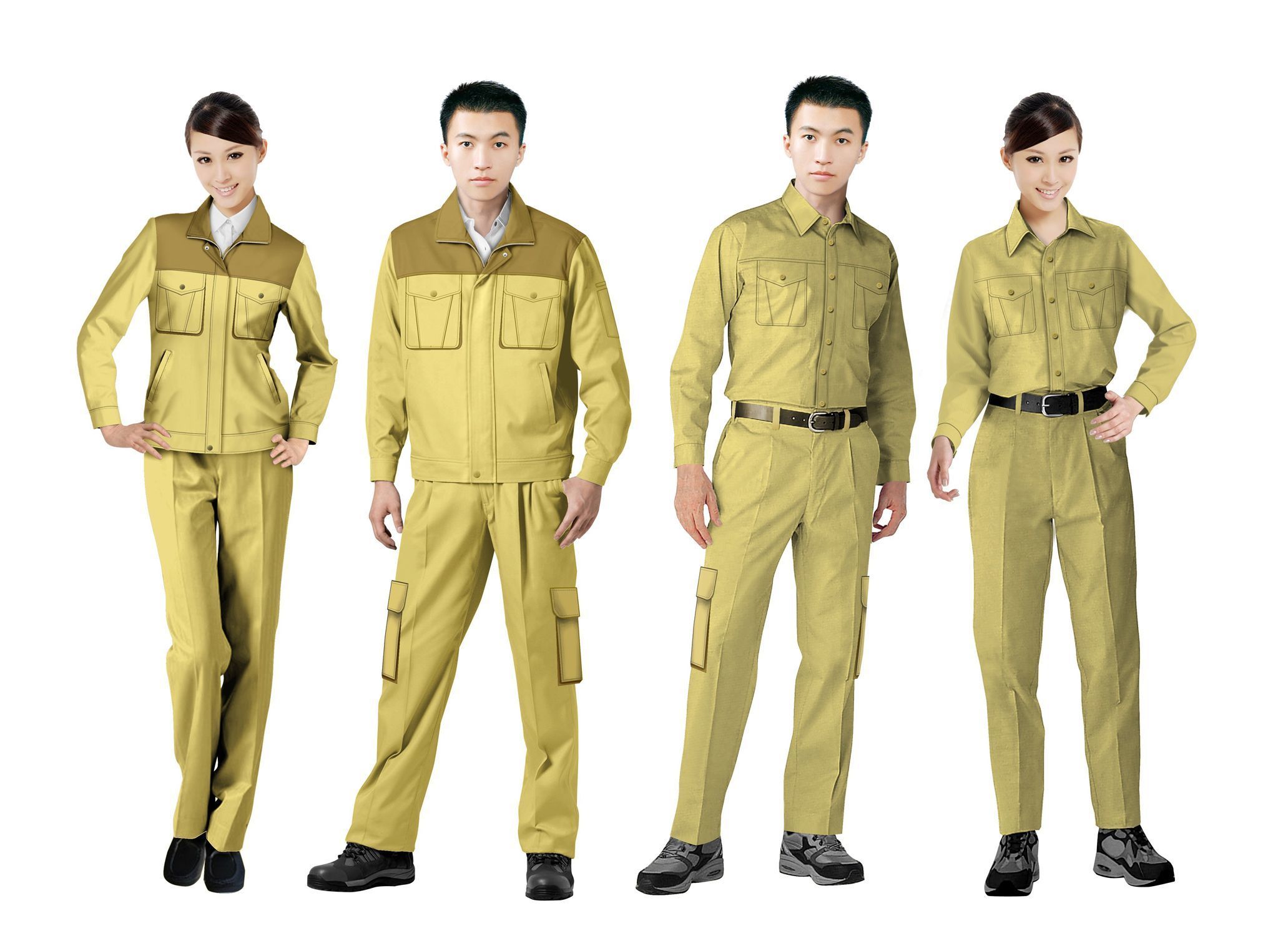 工作服设计图系列方案07 工作服设计图系列方案07