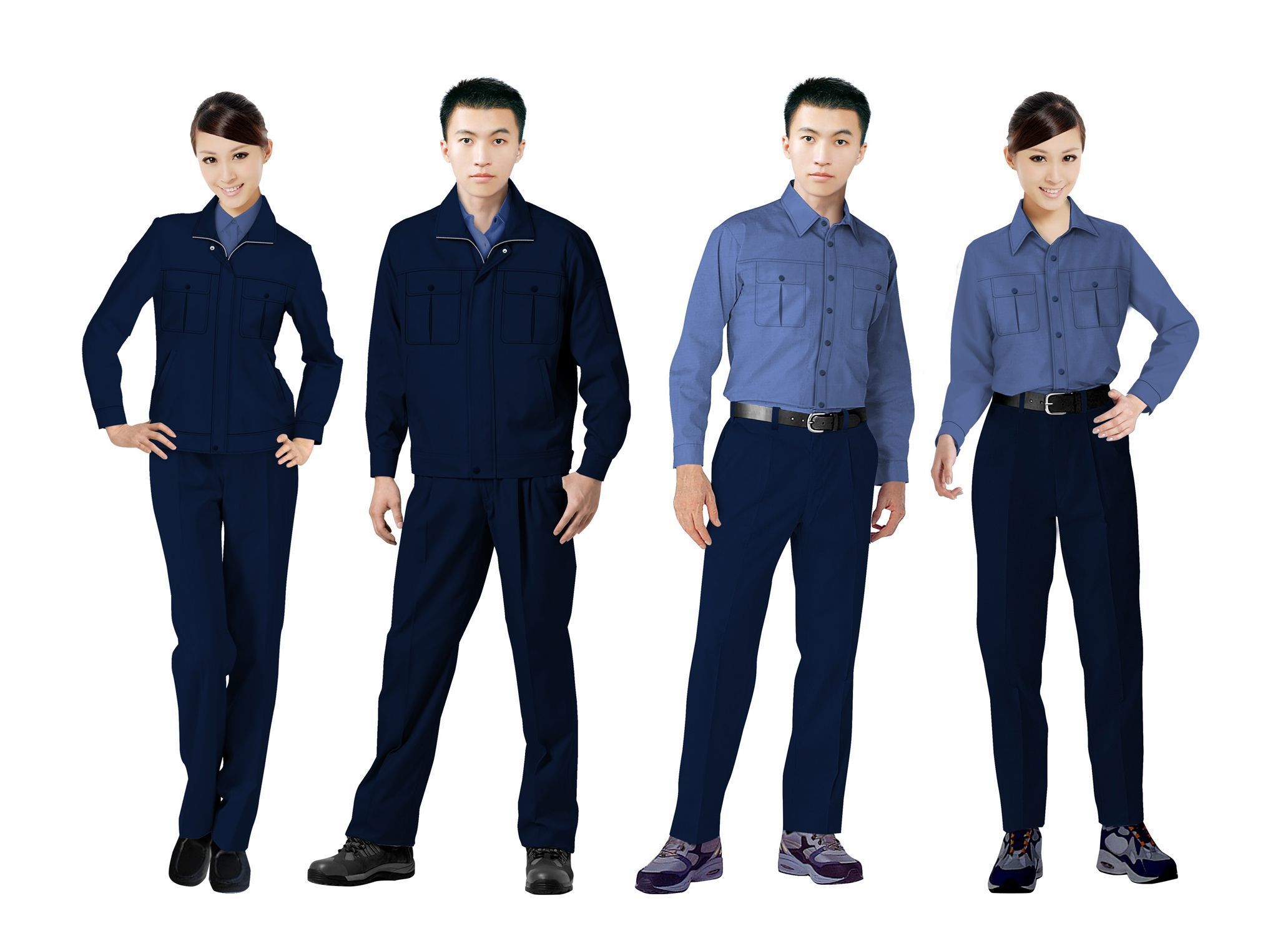 工作服设计图系列方案08 工作服设计图系列方案08