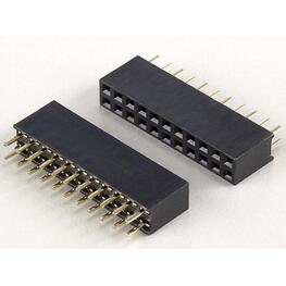 2.54mm Pitch Female Header Connector Height 8.5mm Straight Dual Rows FH52XX0ST00AU1
