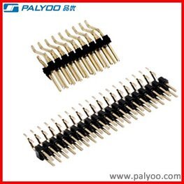 2.54MM Pitch Male Pin Header Connector Two Rows horizontal SMT PH52XXSMTXXAU415