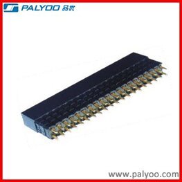2.54mm Pitch Female Header Connector Dual Rows Straight 