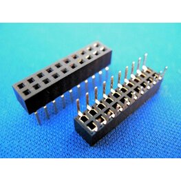 2.54mm Pitch Female Header Connector Height 5.0mm