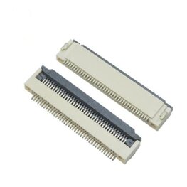 0.5mm hinged lock SMT H2.0mm bottom contacts FPC/FFC connector