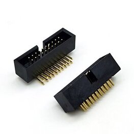 1.27x1.27mm Pitch Box Header Connector Straight or Right Angle 