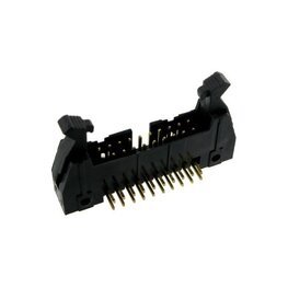 2.54mm Pitch Box Header Connector With Latch Straight Type